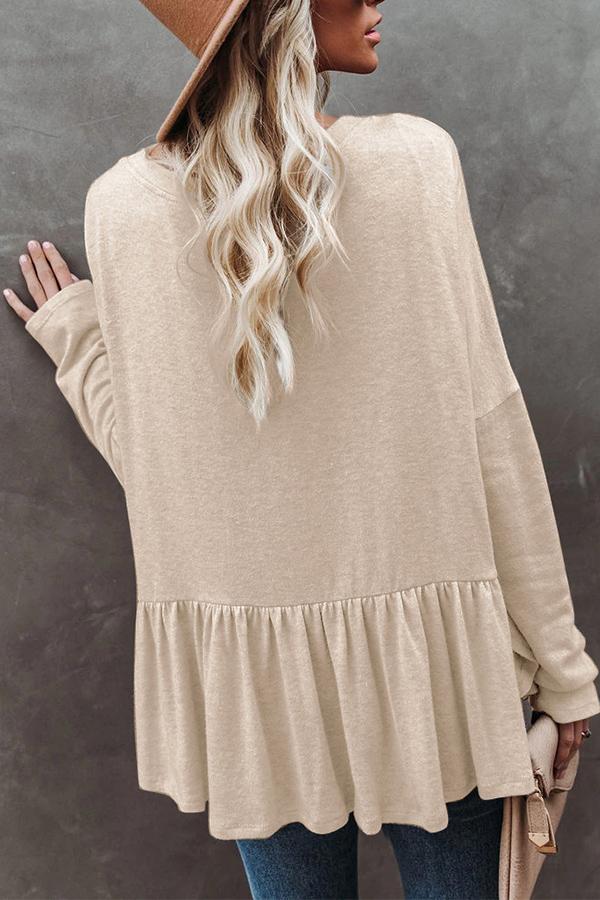 Breasted Long-sleeved Cardigan Thin Coat