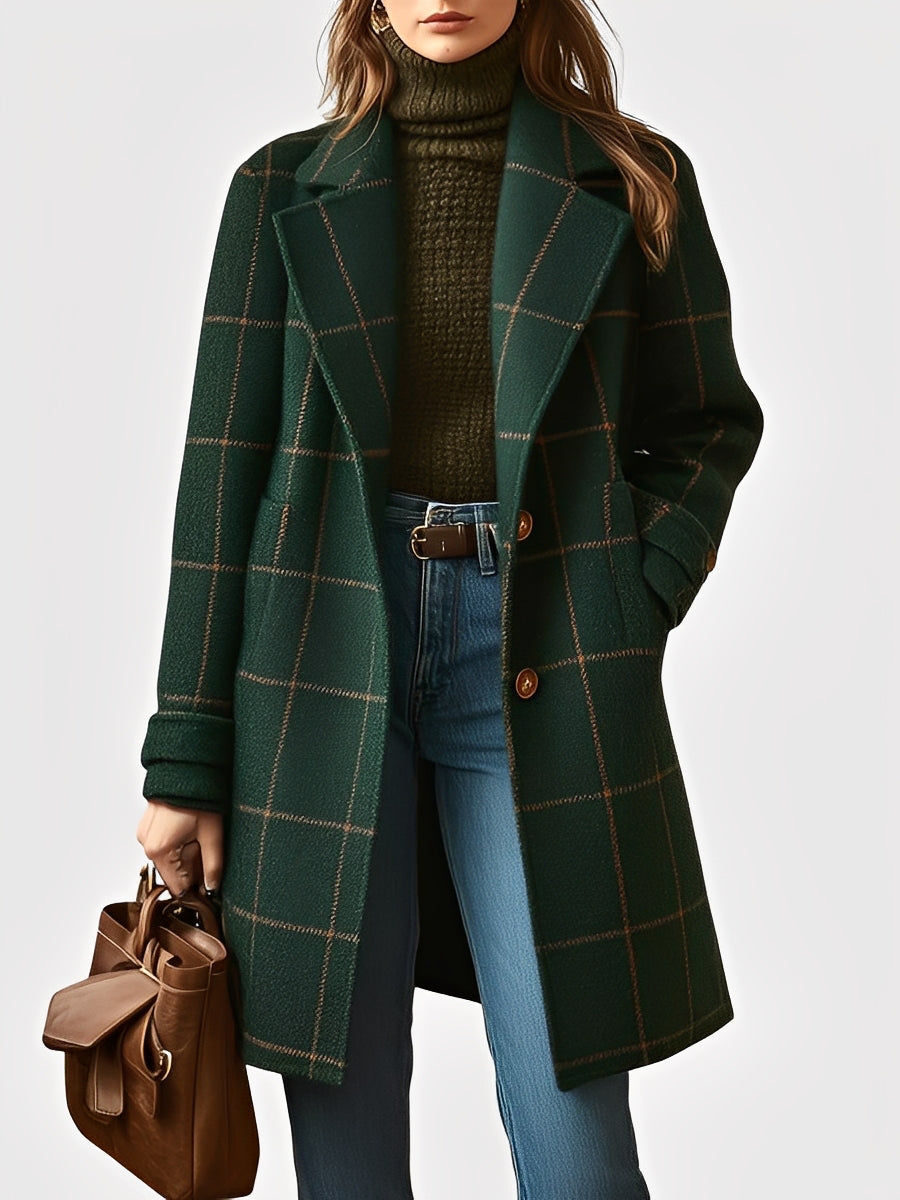 Celeste | Checked Coat