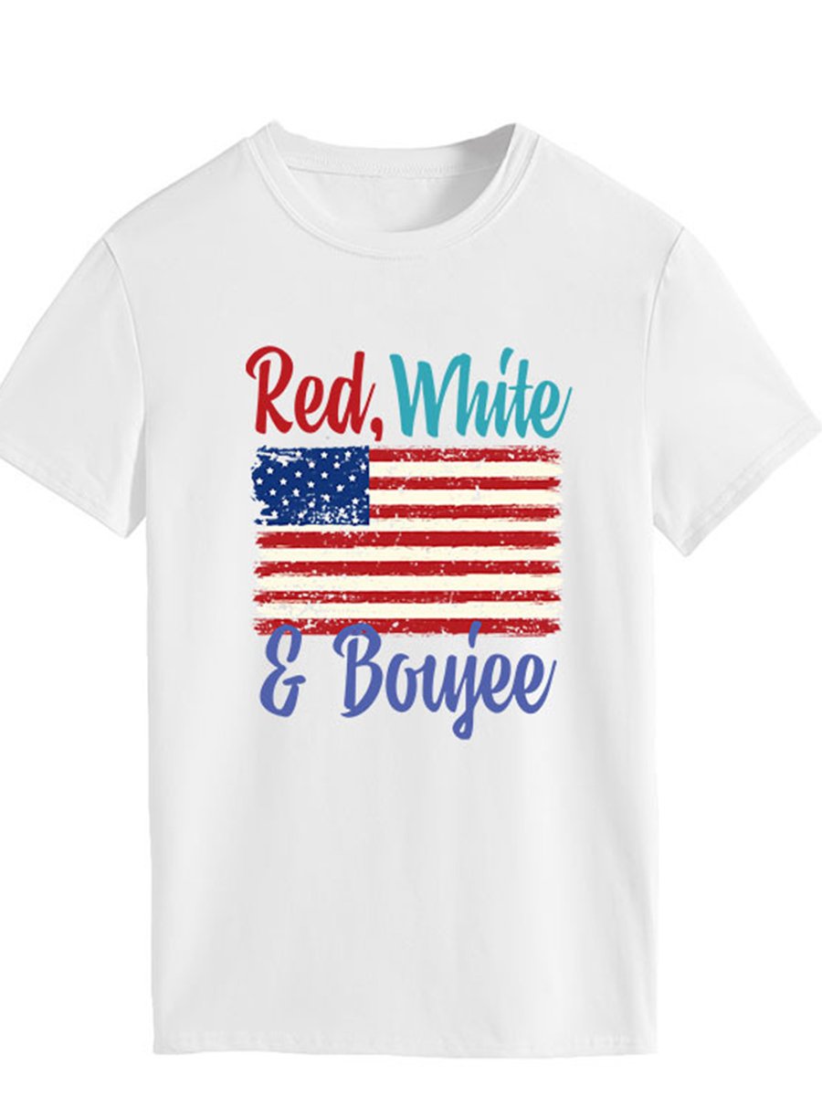 Lettered Print T-shirt