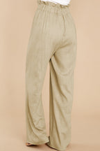 Women's Loose Cotton Linen Casual Trousers