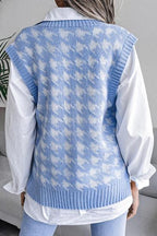 Houndstooth Sweater Vest