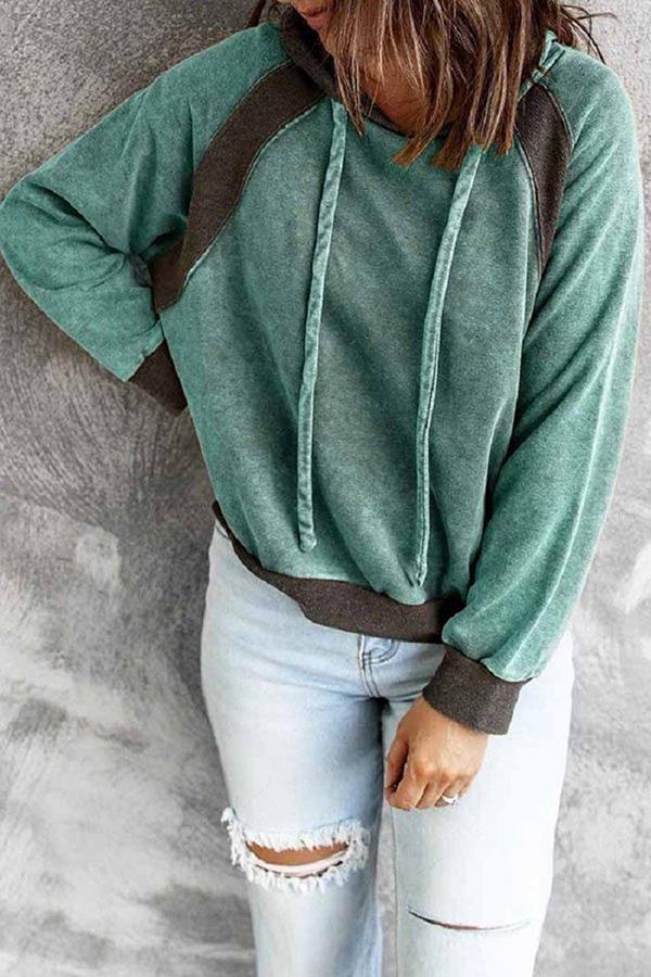 Vintage Patchwork Hoodie