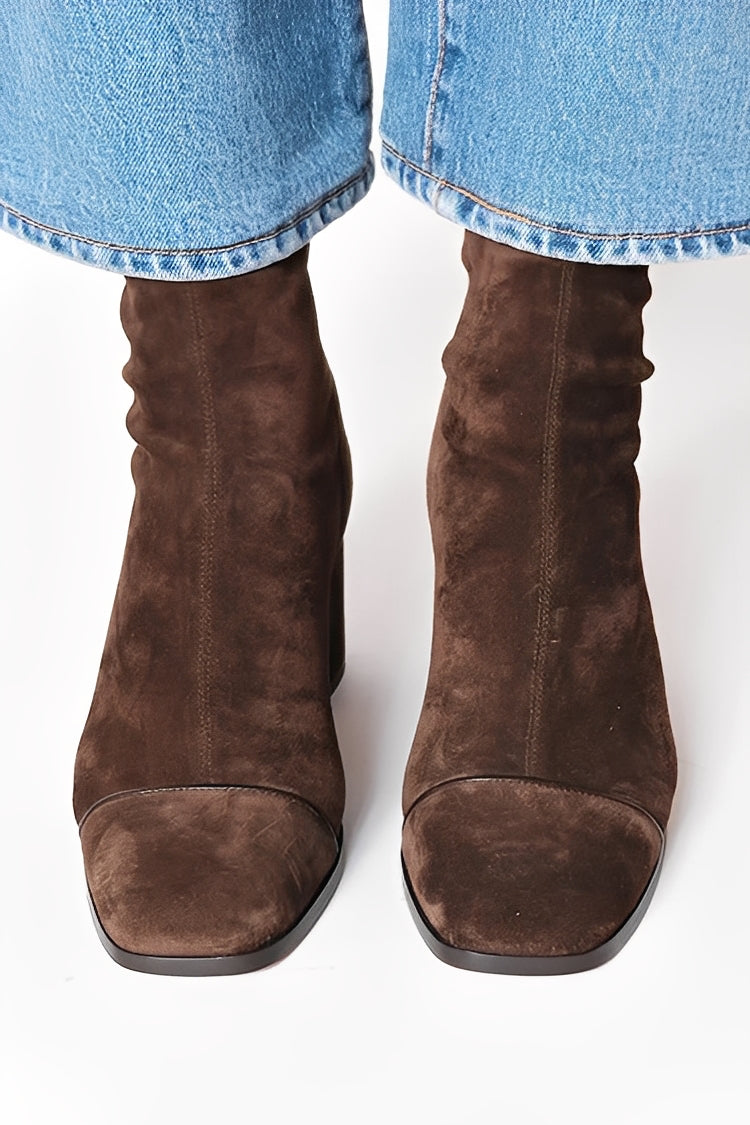 Clara | Suede Ankle Boots