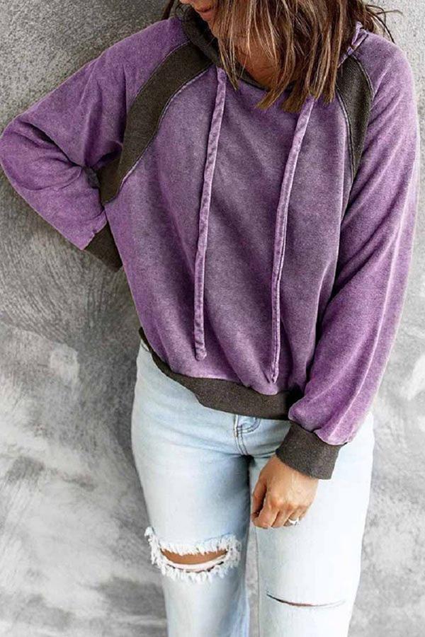 Vintage Patchwork Hoodie
