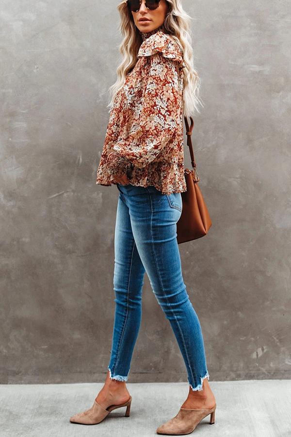 Floral Smocked Top
