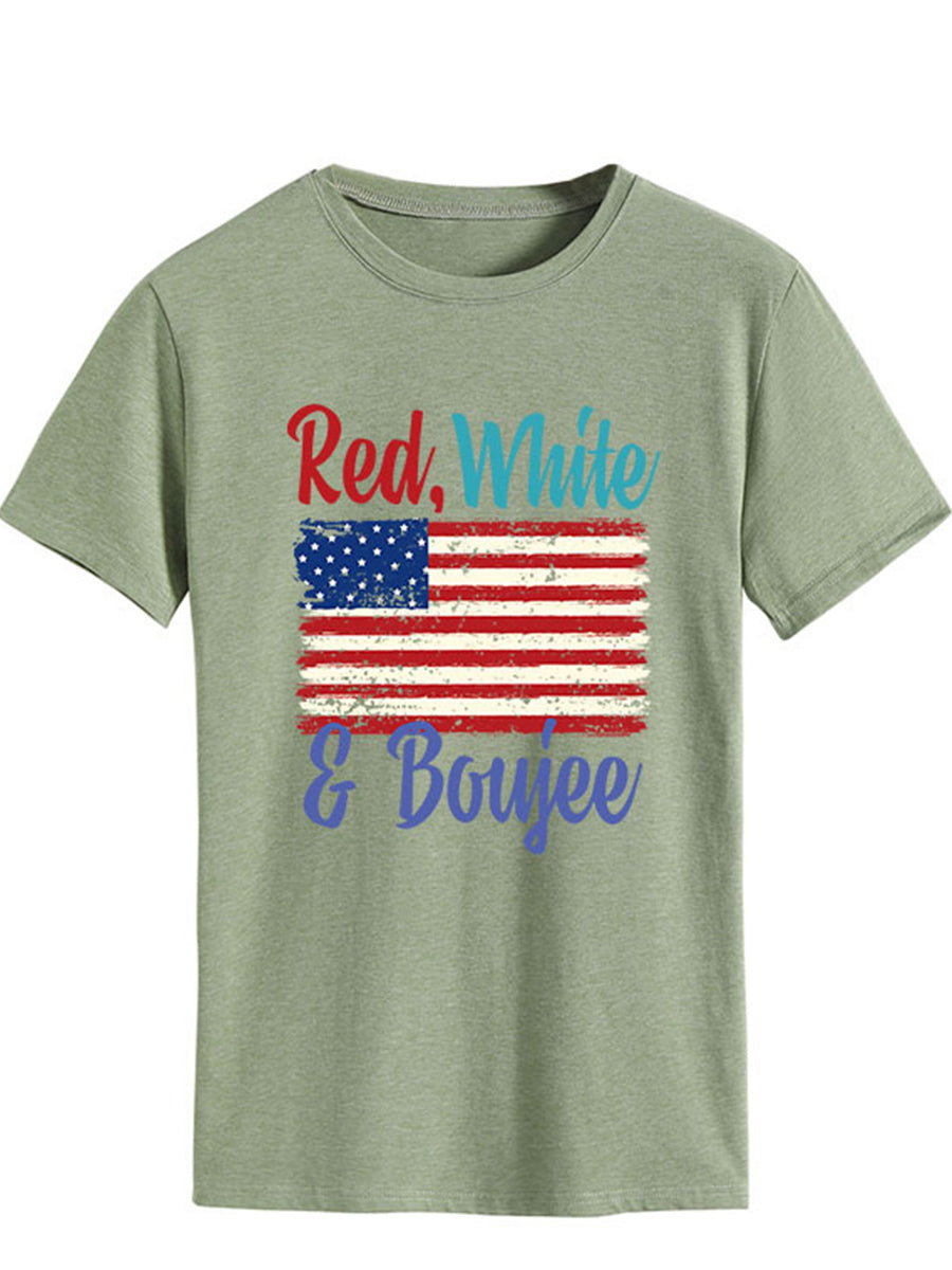 Lettered Print T-shirt