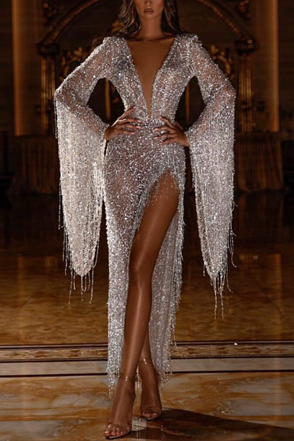 Tassels Sequin Dress