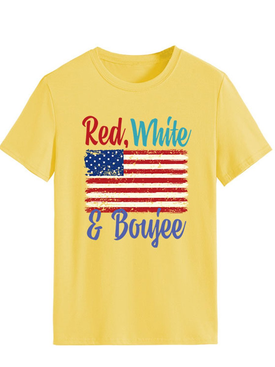 Lettered Print T-shirt