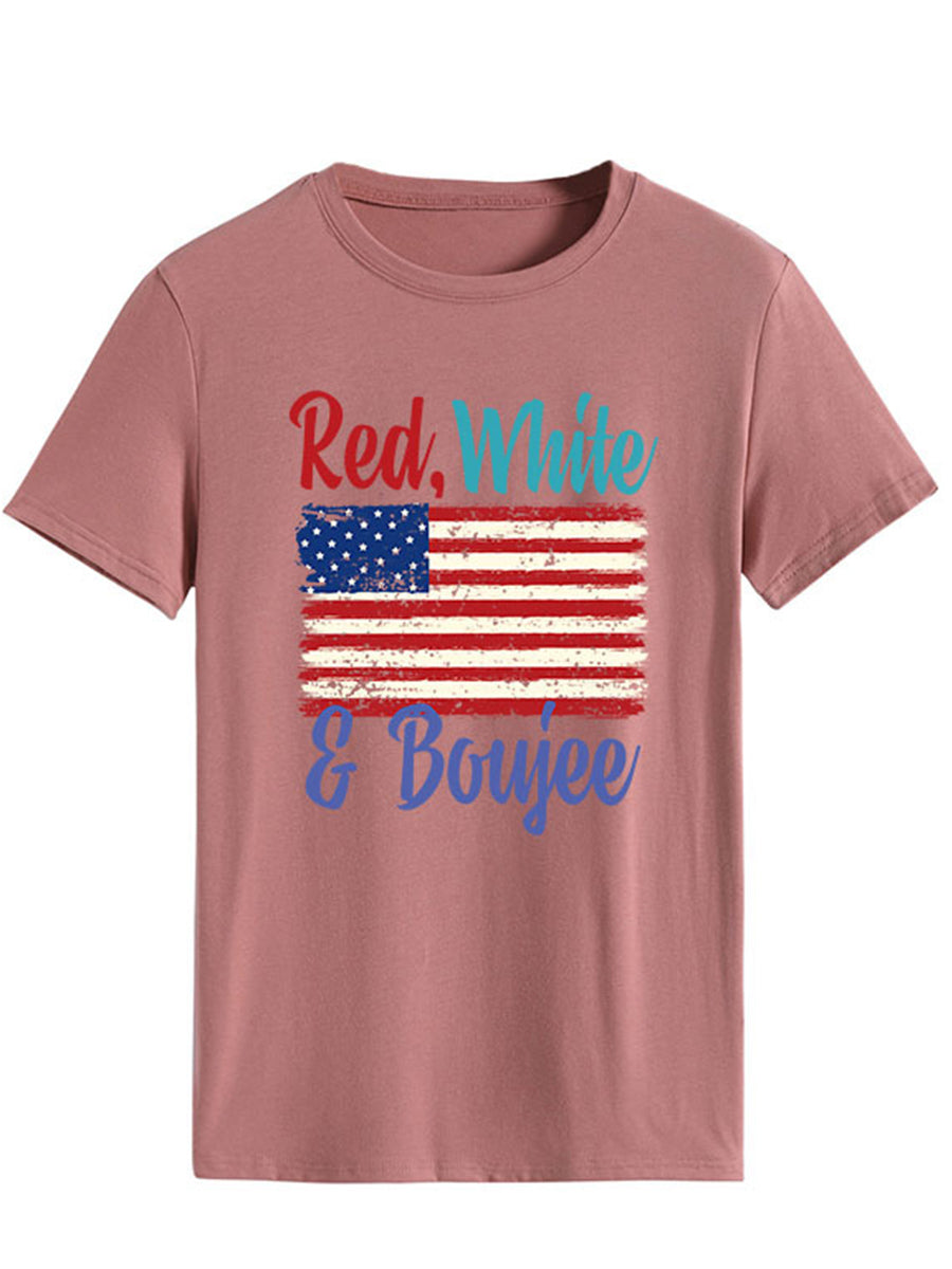Lettered Print T-shirt