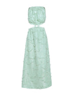 Chic Cutout Back Open Maxi Vacation Dress
