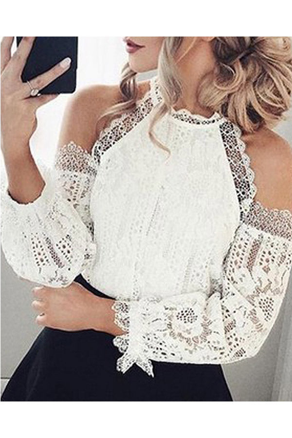 Lace Off-the-shoulder Top