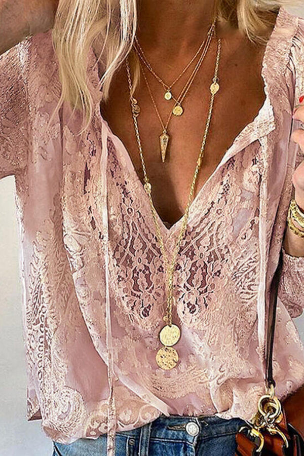 Lace Floral Top