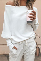 Ribbed Off Shoulder Top