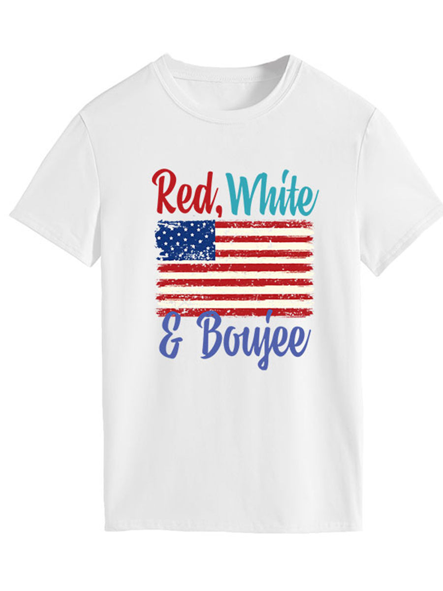 Lettered Print T-shirt