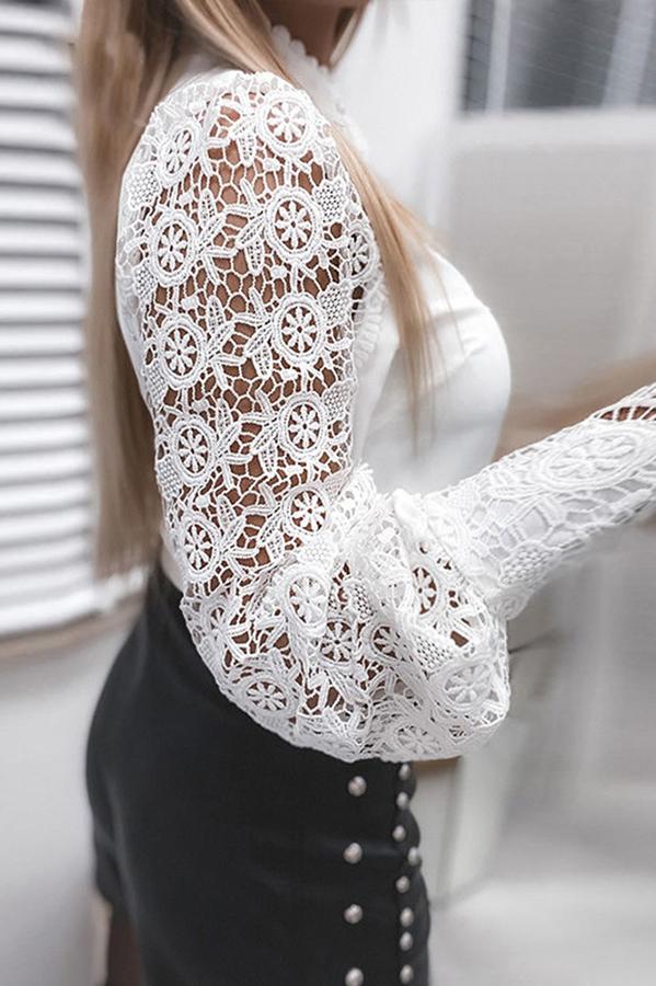 Crochet Lace Blouse