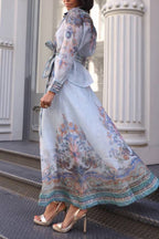 Katherine Tie Waist Maxi Skirt