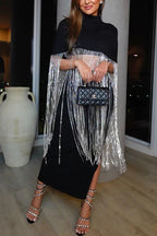 New Level High Waist Side Zipper Slit Midi Skirt