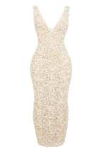 Three-Dimensional Flower Sexy High Waist Slim Fit Dress