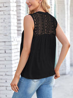 Casual V-neck Knot Front Loose Shirt