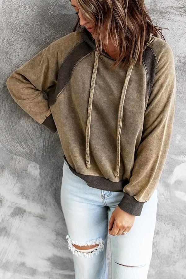 Vintage Patchwork Hoodie