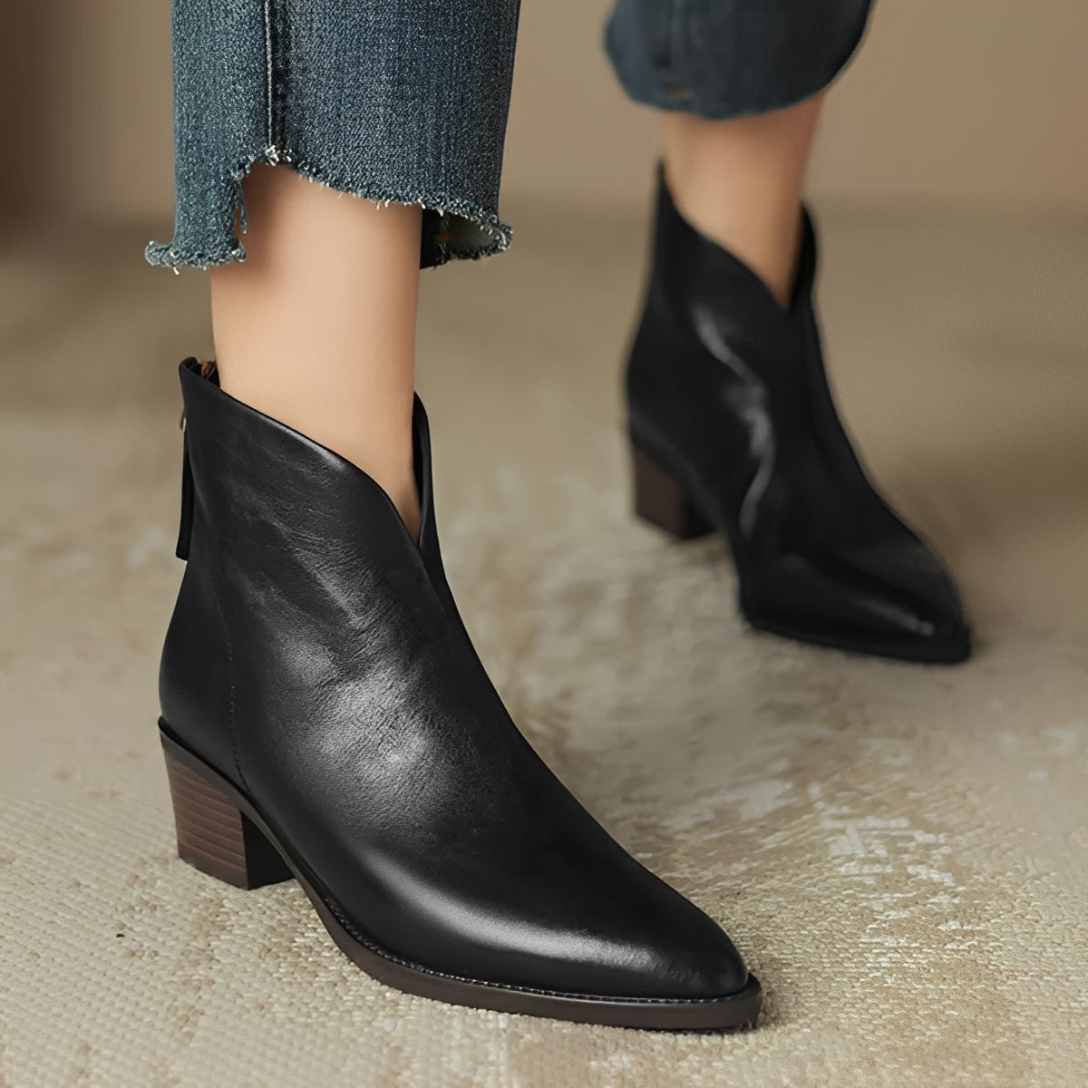 Isabelle | Elegance Heel Ankle Boots