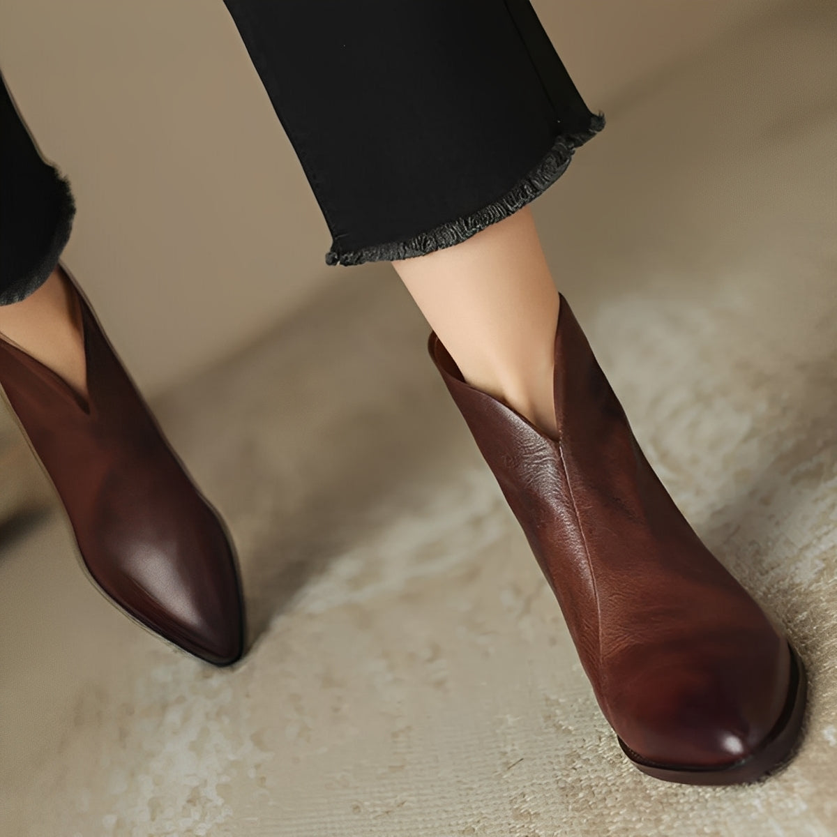 Isabelle | Elegance Heel Ankle Boots