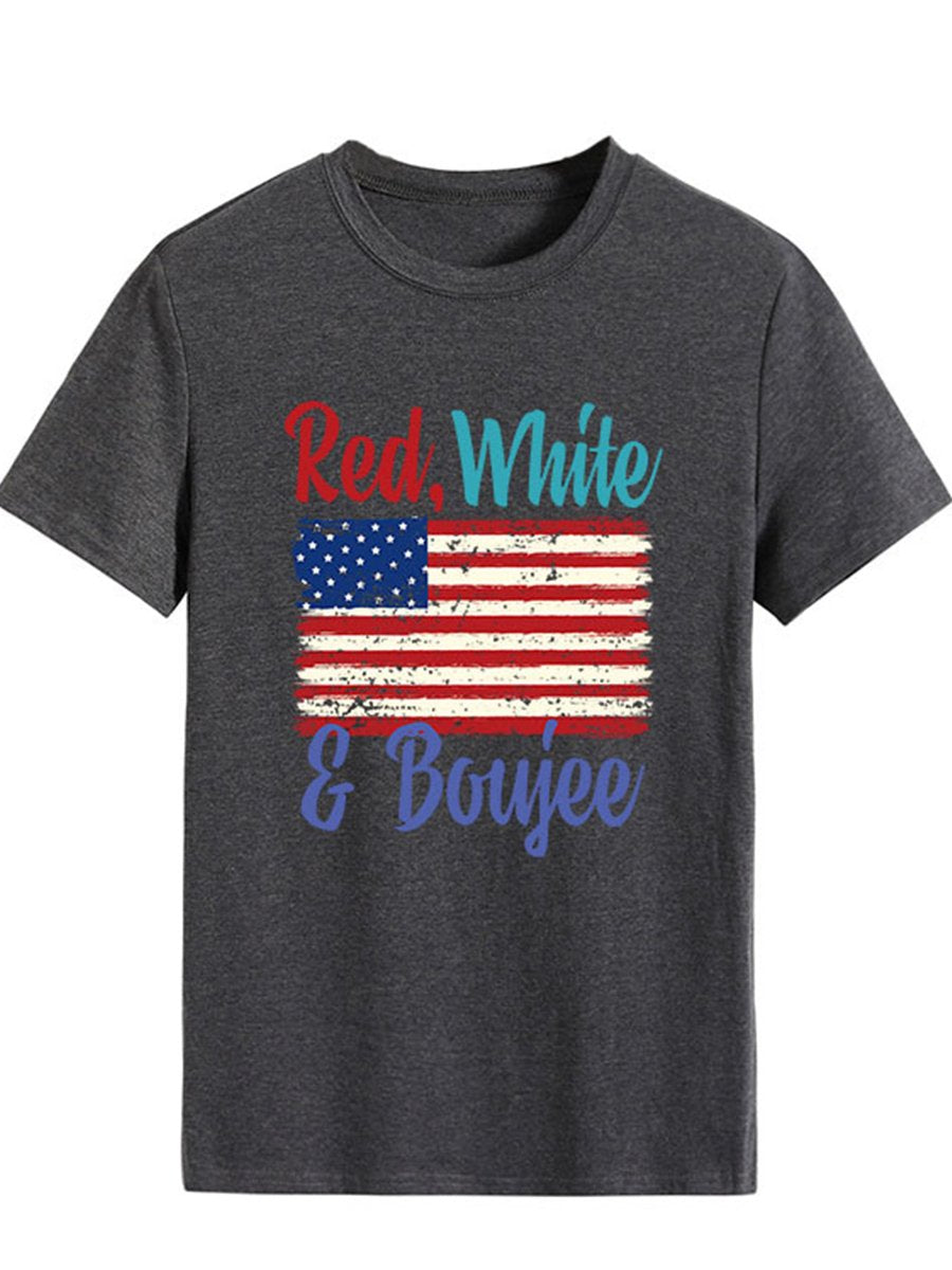 Lettered Print T-shirt