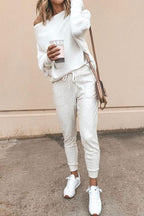 Ribbed Off Shoulder Top