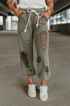 Retro Distressed Sweatpants