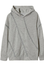 Shiny Striped Hoodie