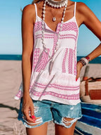 Fashion Casual Ethnic Print Camisole