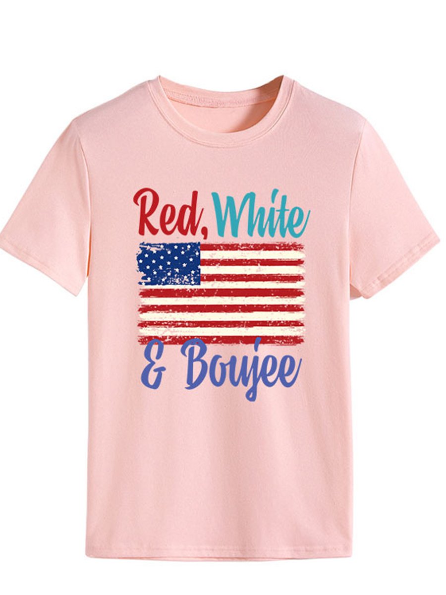 Lettered Print T-shirt