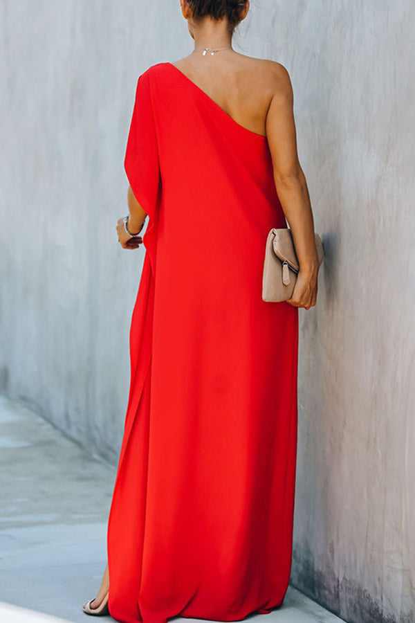 Fashion Loose Asymmetric Dress