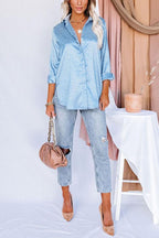 Satin Embossed Shirt