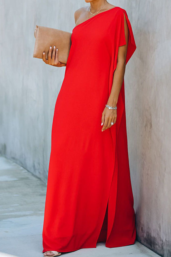 Fashion Loose Asymmetric Dress