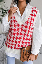 Houndstooth Sweater Vest