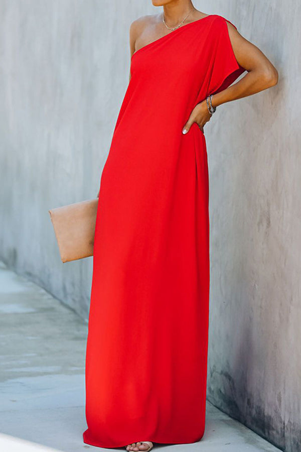 Fashion Loose Asymmetric Dress