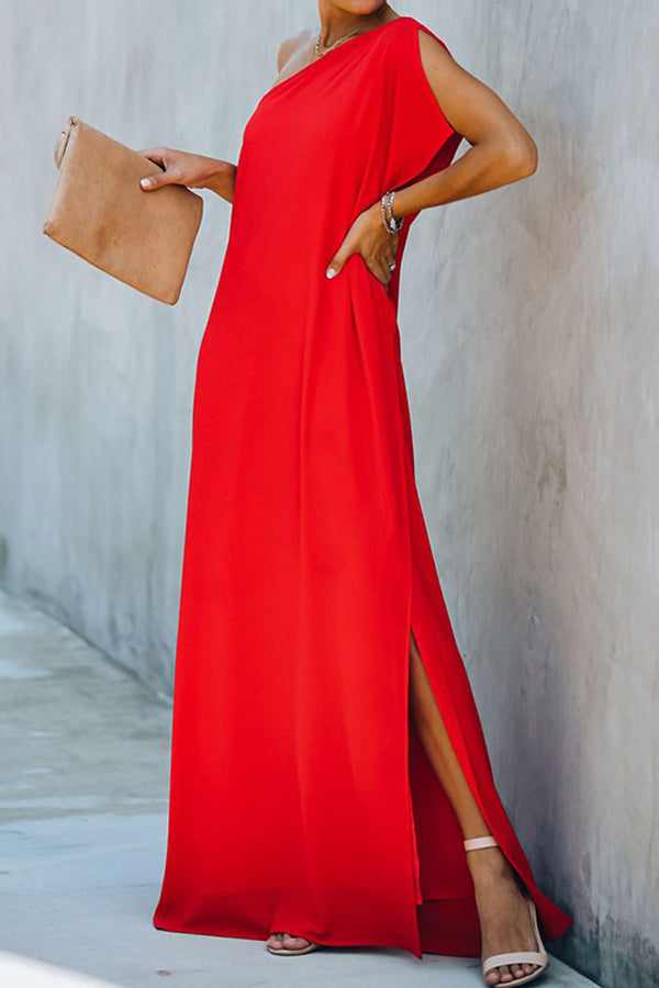 Fashion Loose Asymmetric Dress