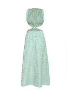 Chic Cutout Back Open Maxi Vacation Dress