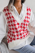 Houndstooth Sweater Vest