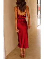 Slim fashion mid length dress
