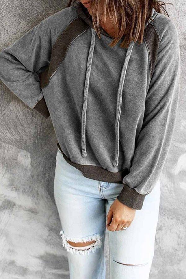 Vintage Patchwork Hoodie