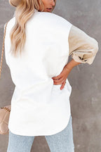 Pocketed Corduroy Shacket