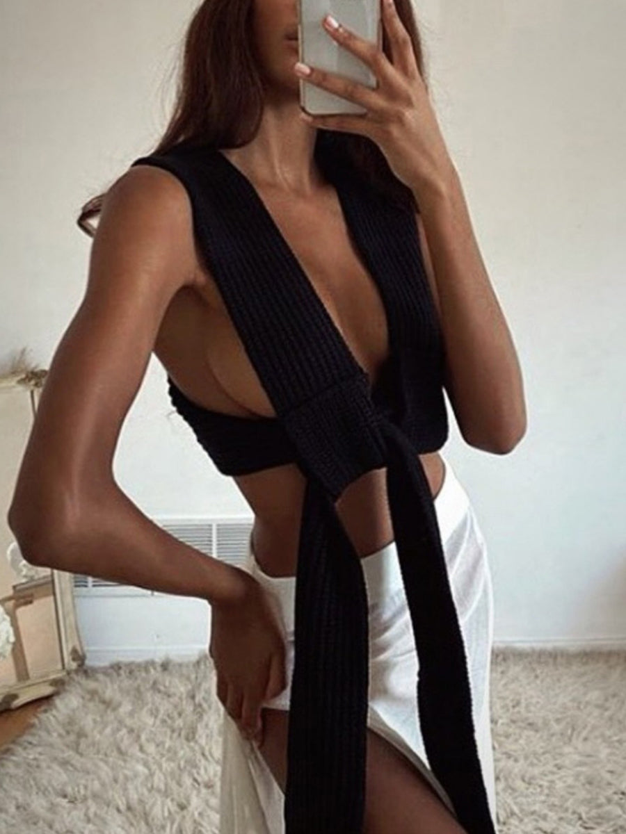 Knitted Crop Top