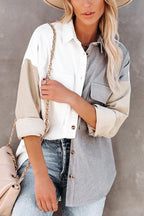 Pocketed Corduroy Shacket