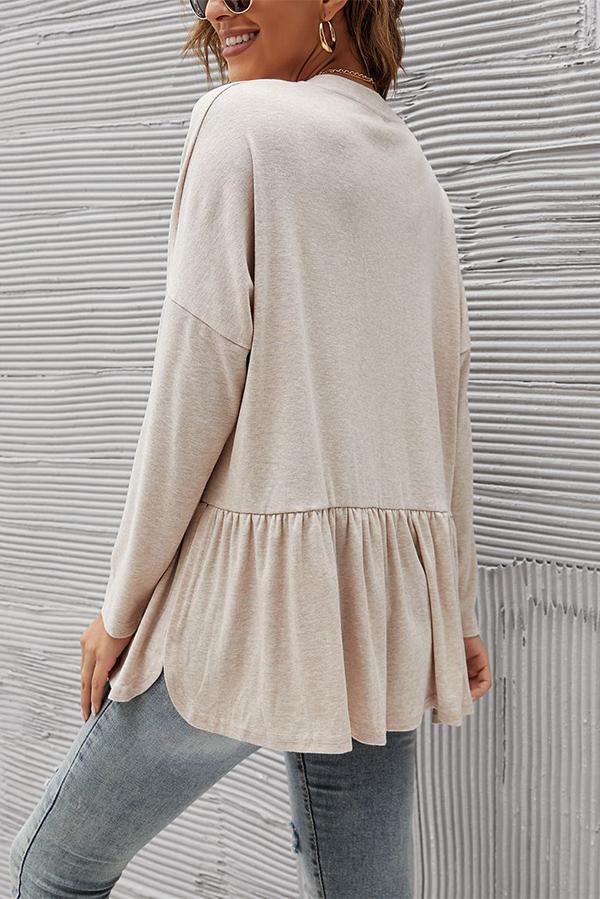 Breasted Long-sleeved Cardigan Thin Coat