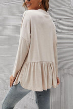 Breasted Long-sleeved Cardigan Thin Coat